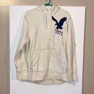 American Eagle Outfitters Classic Fit Men’s Hoodie Size Large Off-white
